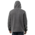 thumbnail image 4 of Wrangler Outdoor Men's & Big Men's Full Zip Burly Utility Backpacking Sweater Hoodie, Size S-2XL, 4 of 12
