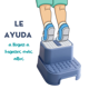 thumbnail image 5 of Mini Escalera/Banco Plástico Reforzado con Antiderrapante Color Azul, 5 of 5