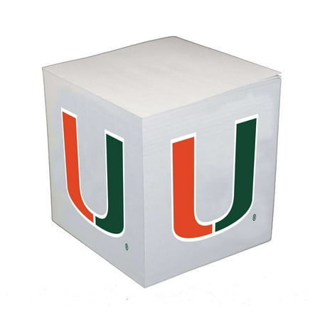 - Miami Hurricanes Sticky Note Memo Cube - 550 Sheets