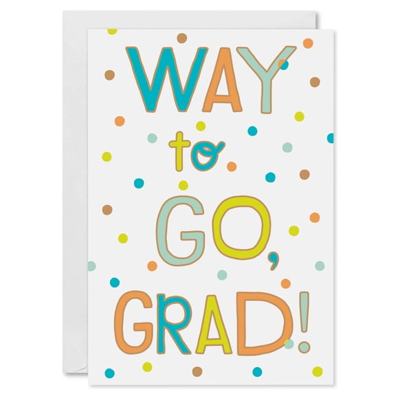 American Greetings Graduation Money/Gift Card Holder Card Pack for Any Graduate, Way to Go (Pack of 10)