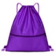 thumbnail image 4 of Mochila sencilla con bolsillo con cordón para hombre y mujer, mochila deportiva para fitness, bolsa de baloncesto ligera, bolsa de tela Oxford con cremallera, 4 of 4