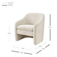 thumbnail image 4 of Zella Fabric Accent Arm Chair, 4 of 12