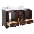 thumbnail image 2 of Kitchen Bath Collection Nantucket 60'' Double Bathroom Vanity Set, 2 of 5