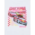 thumbnail image 2 of Wonder Nation Girls Nascar Pop Graphic T-Shirt with Short Sleeves, Sizes 4-18, 2 of 3