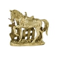 thumbnail image 2 of Figura de caballo de resina, estatua de caballo, obra de , colección decorativa, escultura, adorno para dormitorio, TV, mueble, mesa, estante,, 2 of 9