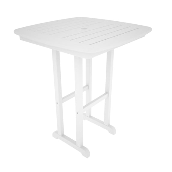 POLYWOOD® Nautical 31 in. Counter Height Recycled Plastic Table