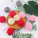 thumbnail image 4 of Bola de ratán, 24 piezas de bolas de mimbre de 2 pulgadas, bolas decorativas, rellenos de jarrón, rojo, rosa, gris, blanco, rojo, rosa, gris y blanco Sincero Electrónica, 4 of 5