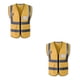 thumbnail image 1 of Jumpingount Chaleco reflectante premium Seguridad Chaleco impermeable sin mangas Amarillo XXL Type6, 1 of 6