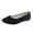 Black, variant on Daily Walking Shoes, Office Loafers, Womens Shoes Slip On, Women's Low Wedge Ballet Shoe Round Toe Suede Slip On Flats Soft-Soled Solid Comfy Sandals Ballerina Shoes for Summer, White 5