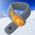 thumbnail image 5 of Leodye 1PCS USB Heated Scarf - Winter Neck Protection Warm Scarf for Christmas & Daily Use -33.5*3.9IN, 5 of 5