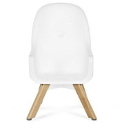 Evolur Zoodle 2-in-1 High Chair Booster Feeding Chair with Modern Design, Black
