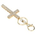 thumbnail image 2 of Metal Pendant, Wear-resistant Sturdy Exquisite Cross Keyring  For Birthday For Bag Ornaments For Valentine's Day For Keychains For Car Pendants, 2 of 8