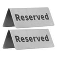 thumbnail image 2 of Table Top Sign, Double Sided Reserved Table Tent Sign Guest Reservation Sign for Restaurants Weddings Party Events, 2 of 7
