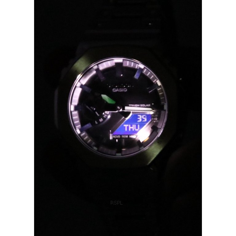 Casio G-Shock Analog Digital Full Metal Black Dial Solar GM-B2100D