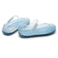 thumbnail image 5 of BRGZLK Princess Sandals Jelly Shoes for Toddler Girls Fashion Cute Closed Toe Clear Glitter Hollow Carved Comfortable Crystal Iridescent,Girls Beach Sandals Blue 8(Little Kids), 5 of 7