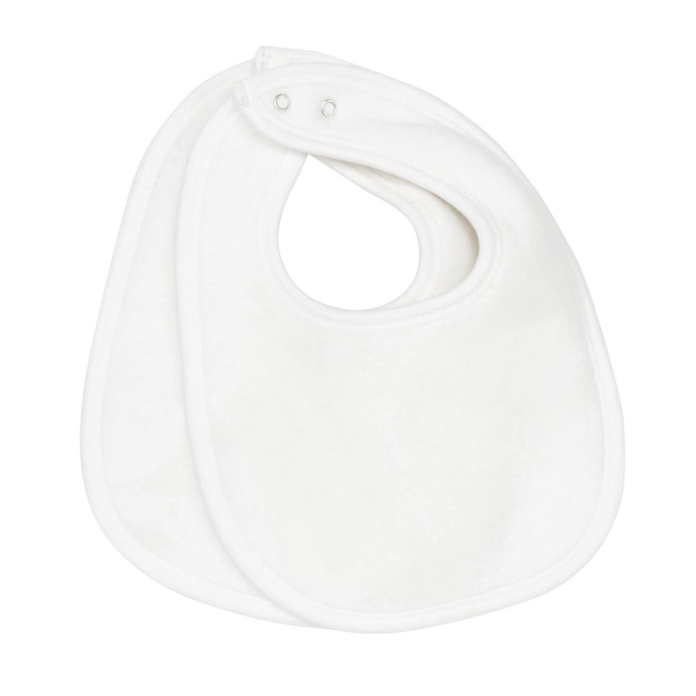 Organic Cotton Sherpa Baby Drool Bibs Two Pack