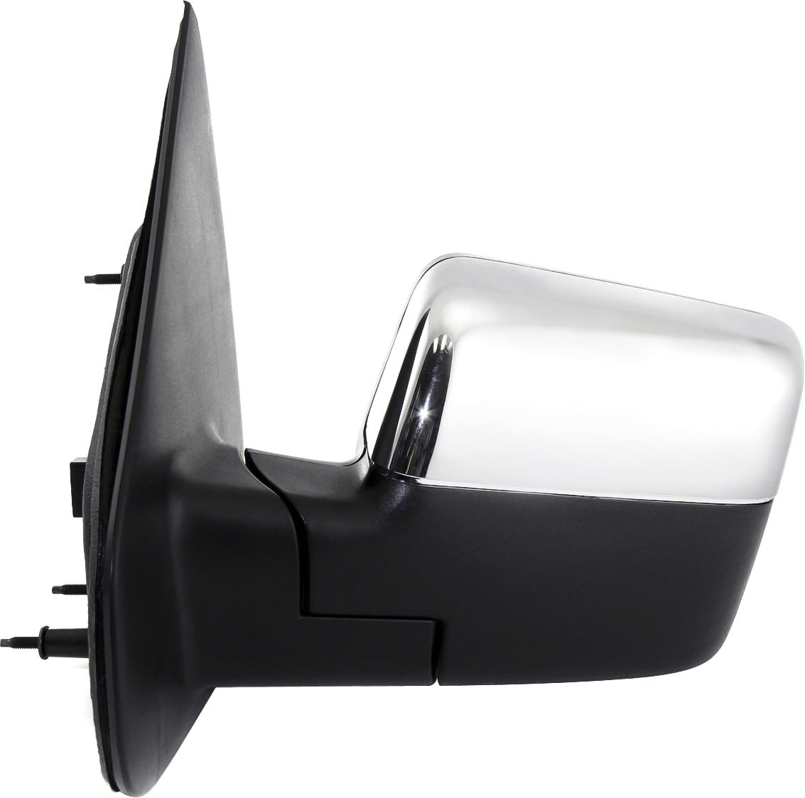 Mirror Compatible With 2007-2008 Ford F-150 Left Driver Side Heated In-housing Signal Light Chrome Kool-Vue