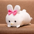 thumbnail image 1 of 30/40cm Coussin Doux Rabbit Animal Dessin Animé Anime Mignon Rond Roulant Gros Lapin Peluche Jouet Cadeau d'Anniversaire pour Enfants, 1 of 5
