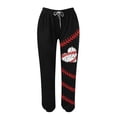 thumbnail image 4 of 2024 Women Pants Casual Classy Fashion Suitable Baseball Football Print Bottom Sweat Pockets High Waist Sporty Gym Athletic Fit Jogger Trousers, 4 of 4