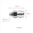 thumbnail image 4 of 2X Scuba Diving Regulator BCD to 3/8-24 Low Pressure Adapter CCR Adapter Diving Part, 4 of 6