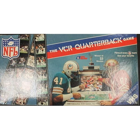 VCR Quarterback Game Great Condition (Best Nfl Quarterback Stats All Time)