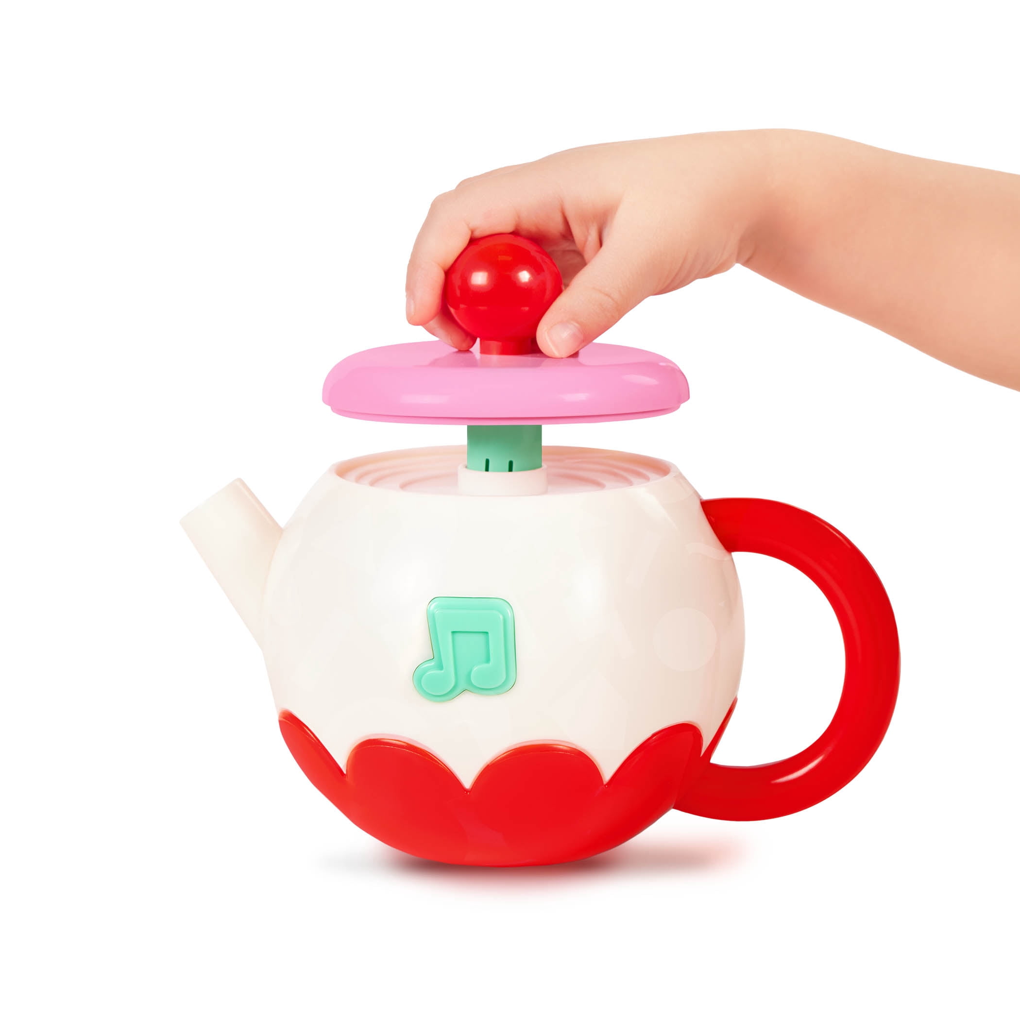 Battat Whistle & Sing Tea Set Musical Teapot with Accessories, Toddler and Preschool Toys