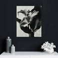 thumbnail image 5 of Nawypu Canvas Wall Art Black and White Flowers Picture - Unique Calla Lily - White Flower Neutral Wall Art - Minimalist Flower Poster - For Living Room Decor, 5 of 5