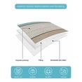 thumbnail image 5 of Quilts Twin Size, Teal Brown Soft Comforter Bedding Set for Bed, Farmhouse Vintage Abstract Wooden Grain Lightweight Quilted Bedspread with Pillow Cover(2 Pieces) for All Season, 68x86 Inch, 5 of 6
