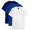 Navy/Deep Royal/Wht, variant on Men's & Big Men's Beefy Tee Shirt Unisex Heavyweight Cotton T-Shirt, 3- Pack, Sizes S-6XL