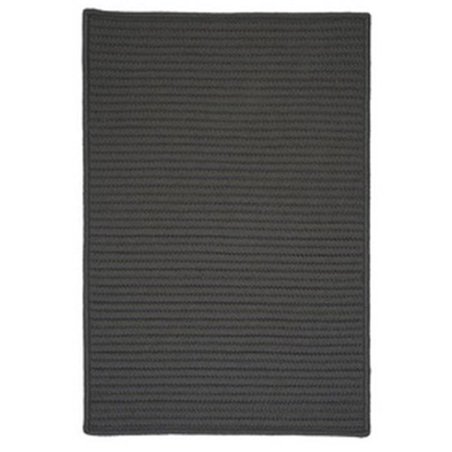 Colonial Mills Tapis H661R048X072S Simply Home Uni - Gris 4 Pi. x 6 Pi. Tapis Tressé