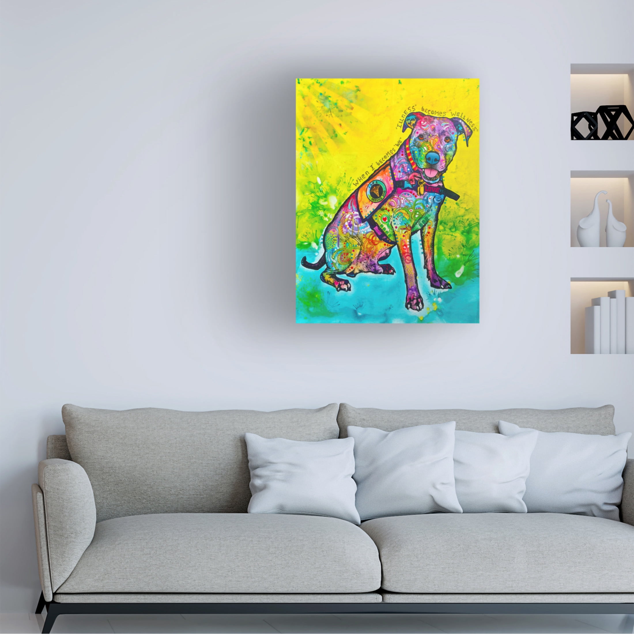 Canvas Wall Art - Dean Russo 'When I Becomes We' Wall Art for Living Room, Bedroom, or Office Décor by Trademark Fine Art - 14 x 19 Inches