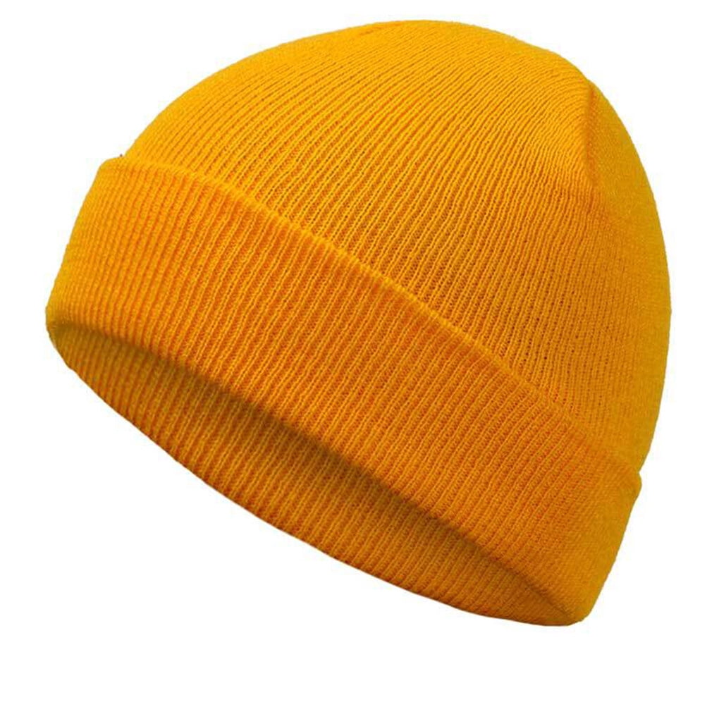 Langgg Extérieur Automne Hiver Casual Tricot Chapeau Solide Femmes