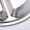 thumbnail image 3 of MYG Assiette Ronde en Acier Inoxydable 3 Sections Dia 22/24/26cm Assiette à Collation, 3 of 8