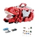 thumbnail image 4 of Juguete de camión para niños Hugo Vehículo de dinosaurio rojo con 3 coches de aleación, 4 of 10