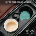 thumbnail image 5 of ZKAUTO Car Coasters for Cup Holders [4 Pack] - 2.75In Silicone Auto Mug Mats - Universal Non-Slip Recessed Car Interior Accessories - Teal Blue, 5 of 14