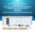 thumbnail image 3 of M.2 PCIe Adapter Card, Plug And Play 18 RGB Mode Dual Power Module SSD To PCIe 4.0 Adapter  For 2260 2280 With RGB And Dual Power Module, 3 of 8