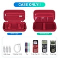 thumbnail image 2 of Funda rígida BOVKE para Texas Instruments TI-84 Plus CE, color rojo, 2 of 7