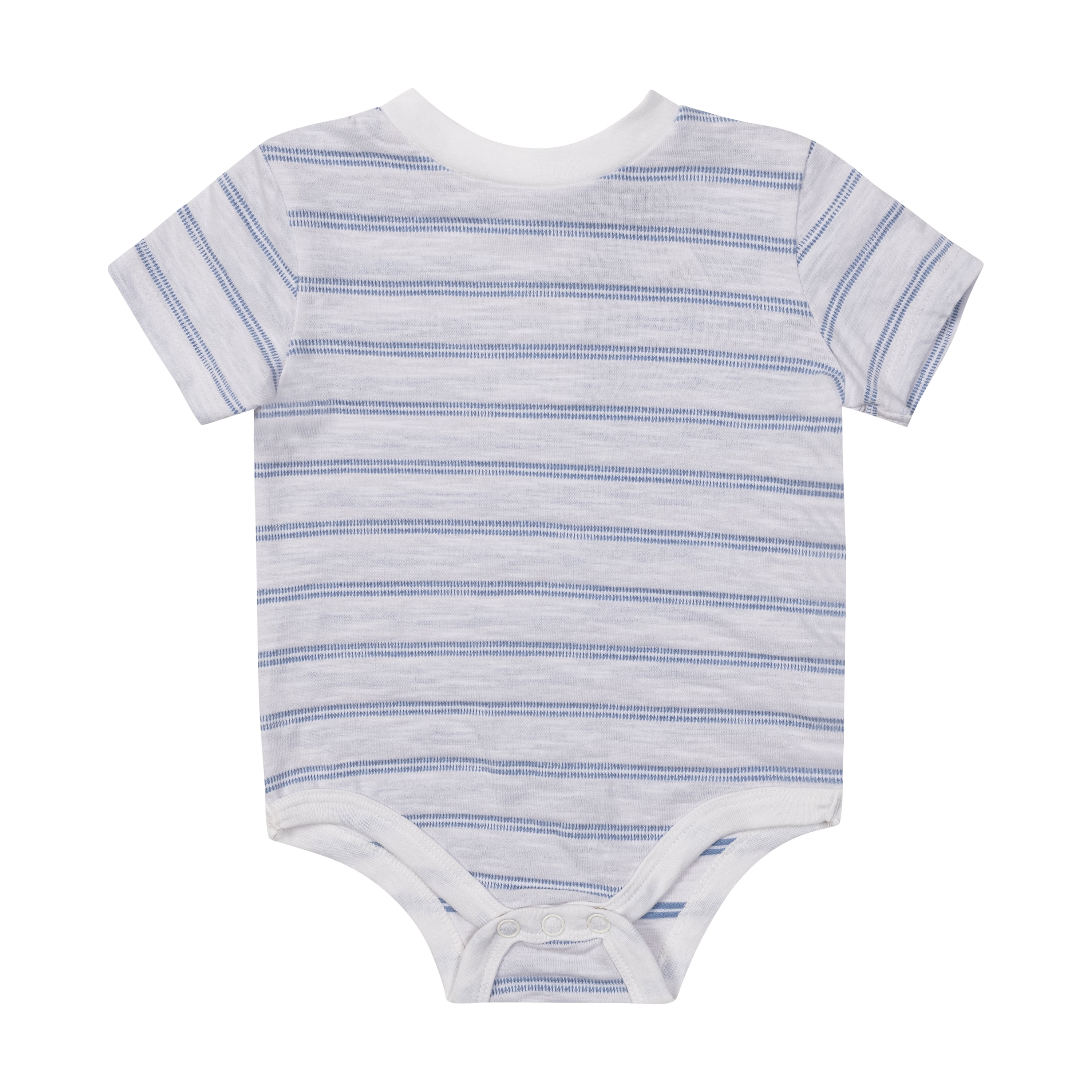 Little Lad Newborn Boys' Woven Shortall, 2-Piece Set, Sizes 0-3M-6-9M