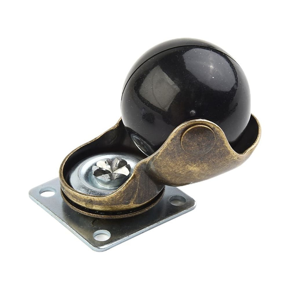 4Pcs 1.5" Ball Caster Small Caster Wheels For Sofa Furniture Bench Ottoman