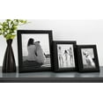 thumbnail image 6 of DesignOvation Kieva Solid Wood Picture Frame, Black 4x6, Pack of 6, 6 of 7