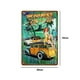 thumbnail image 2 of Vintage Rectángulo Personas Letreros de metal Retro Puerta impermeable Colgando Tablero de hierro, 2 of 7