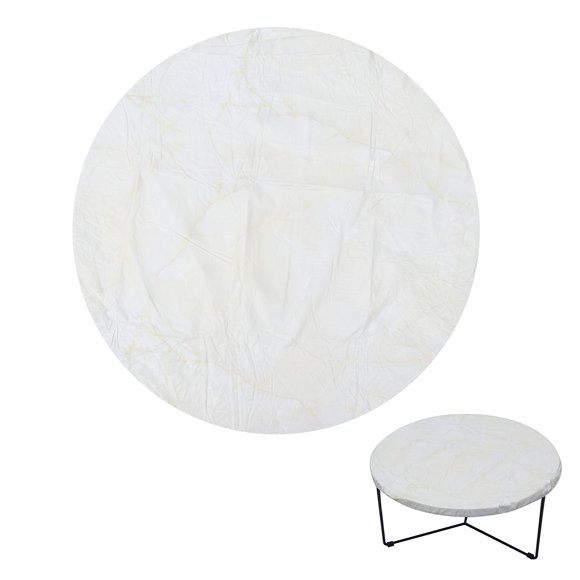 Round Vinyl Tablecloth With Logo