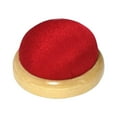 thumbnail image 3 of serony Pin Cushion Needle Insertion Wood Base Sewing Accessories Wine Red, 3 of 6
