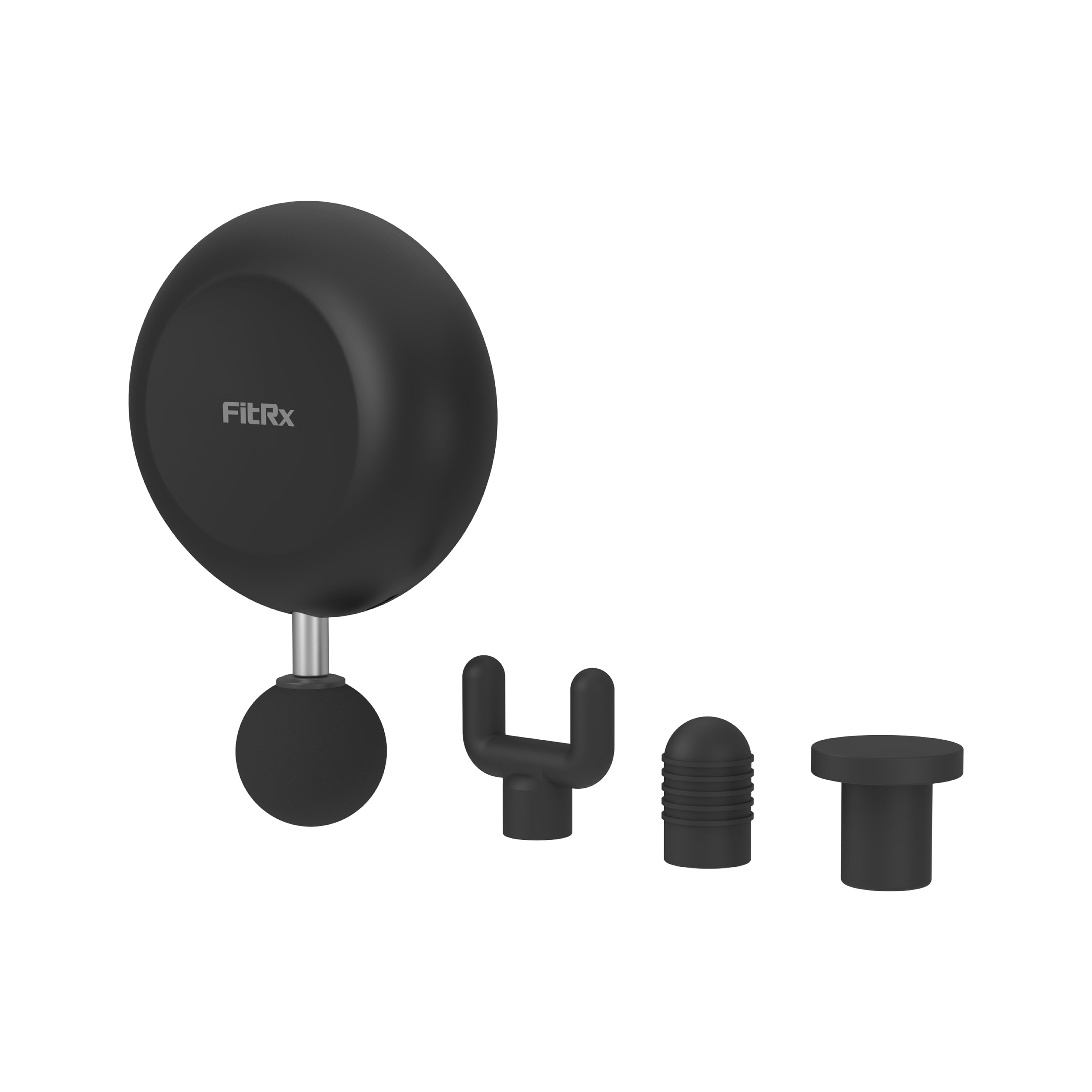 FitRx Percussion Mini Massager, Portable Rechargeable Muscle Massage Gun for Neck & Back