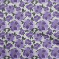 thumbnail image 1 of oneOone Cotton Cambric Violet Fabric Floral Retro Craft Projects Decor Fabric Printed By The Yard 42 Inch Wide, 1 of 5