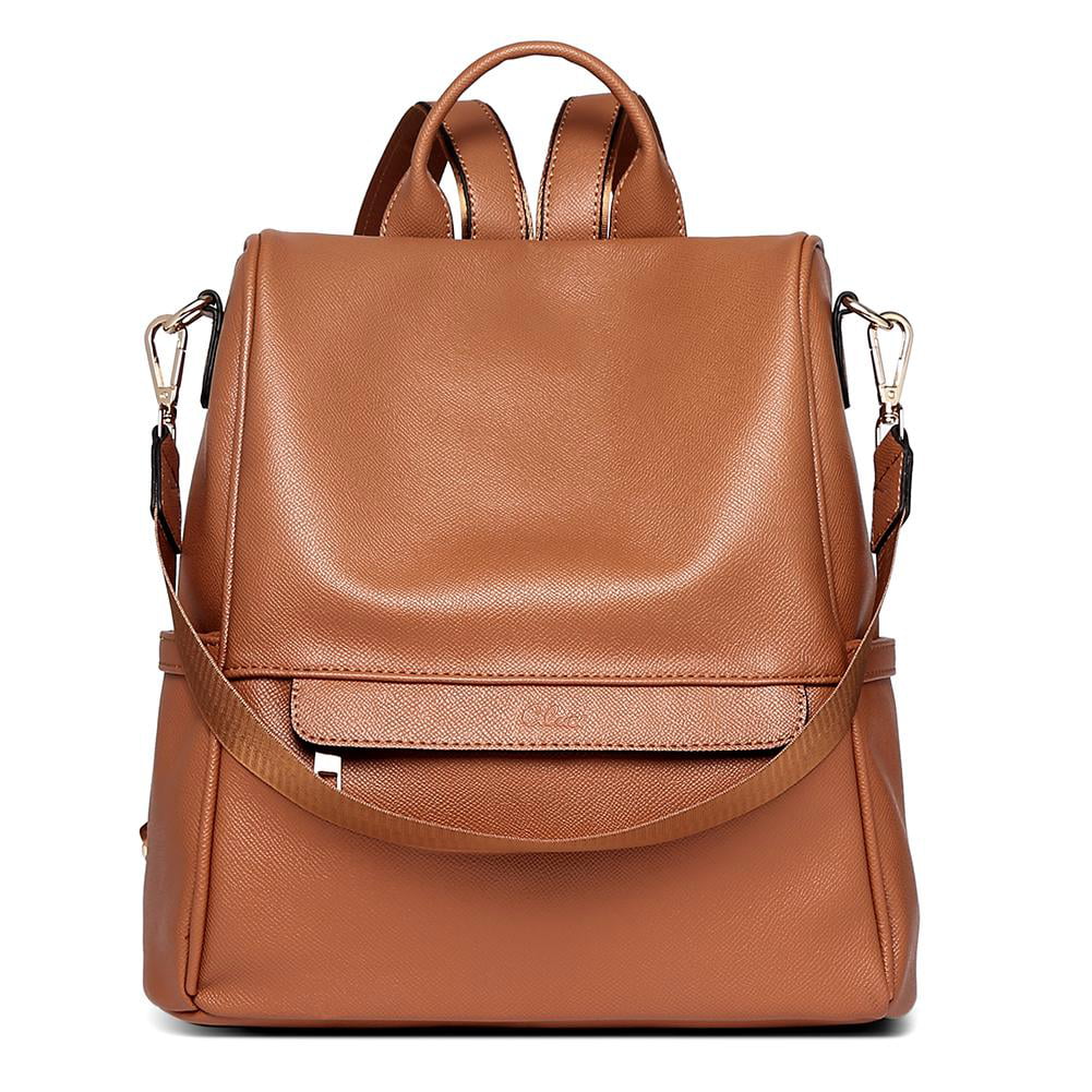 CLUCI Women Backpack Purse Fashion Leather Large Designer Travel Ladies College Shoulder Bags 