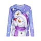 thumbnail image 4 of Pntutb Mujeres Manga Larga Camisas Casuales Impresión de Navidad Cuello Redondo Pullover Sudadera Túnica tops Pntutb Pntutb-686, 4 of 6
