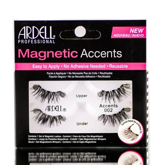 Ardell Professional Magnetic Lashes - Accents 002 #67954 - Pack of 1 with Sleek Comb