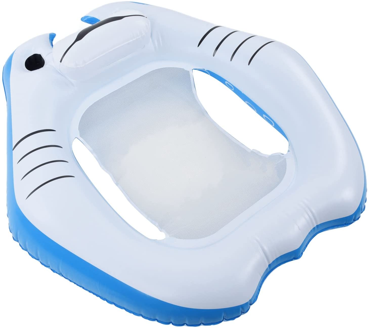 Inflatable Pool Chair, Portable Floating Swimming Pool Chair Lounge