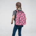 thumbnail image 5 of Naloa Panda Heart Valentine Print Lightweight DayBackpack Suitable for school, work, shopping, travel, etc., 5 of 5